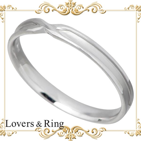 Lovers & Ring(ラバーズリング) K10 ホワイトゴールド リング 指輪 5～23号 刻印無料