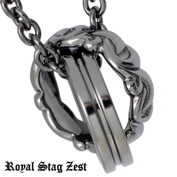 Royal Stag Zest (ロイヤルスタッグゼスト) シルバー ネックレス レッドダイヤモンド アラベスク・SN25-016を販売。商品