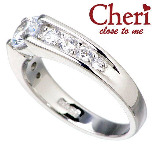 Cheri(シェリ-close to me) スーパー CZ(キュービックジルコニア) シルバー リング 指輪