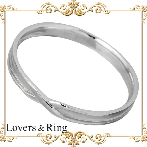 Lovers & Ring(ラバーズリング) K10 ホワイトゴールド リング 指輪 5～23号 刻印無料