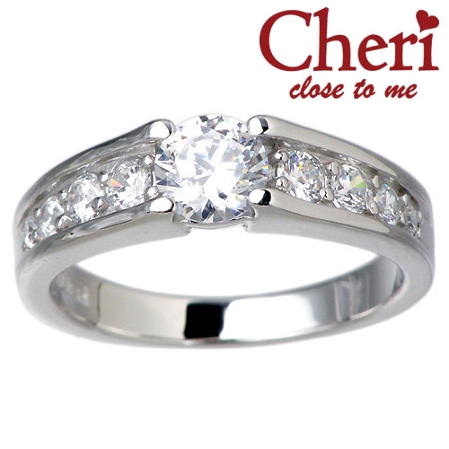 Cheri(シェリ-close to me) スーパー CZ(キュービックジルコニア) シルバー リング 指輪