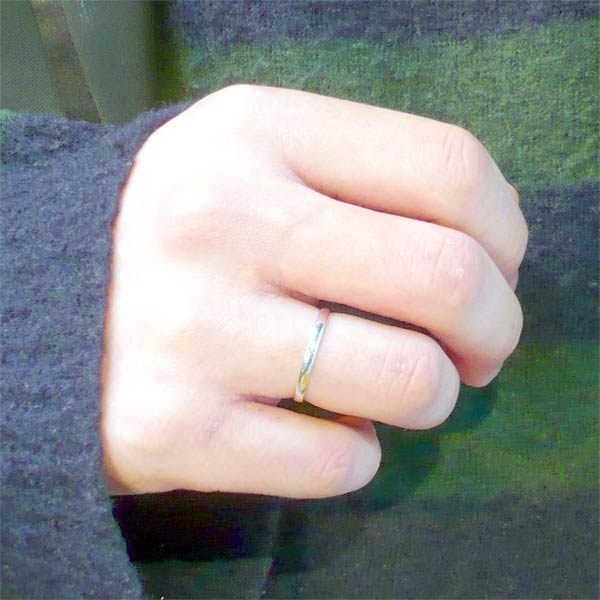 Lovers & Ring(ラバーズリング) K10 ホワイトゴールド リング 指輪 5～23号 [刻印無料]