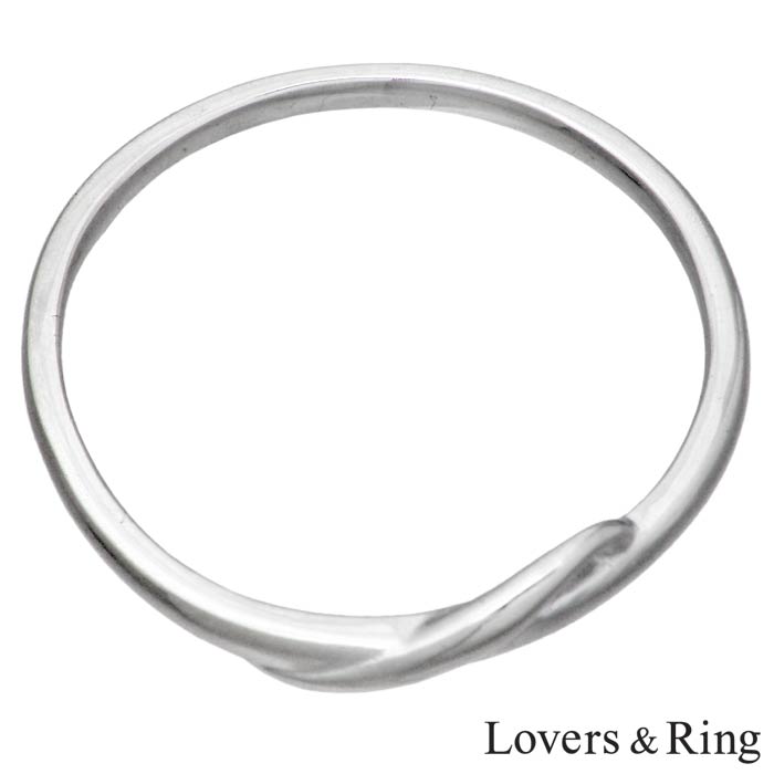 Lovers & Ring【ラバーズリング】K10 ホワイトゴールド リング 指輪 メンズ 11～23号