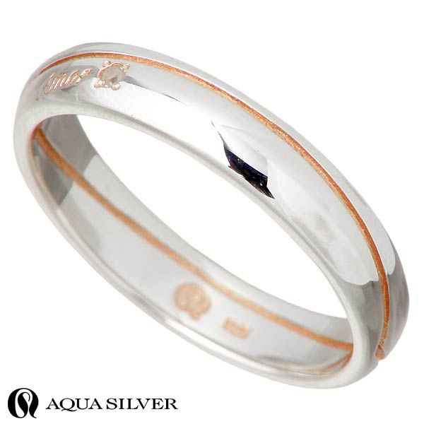 AQUA SILVER(アクアシルバー) Heart ダイヤモンド シルバー リング レディース 指輪 7～13号