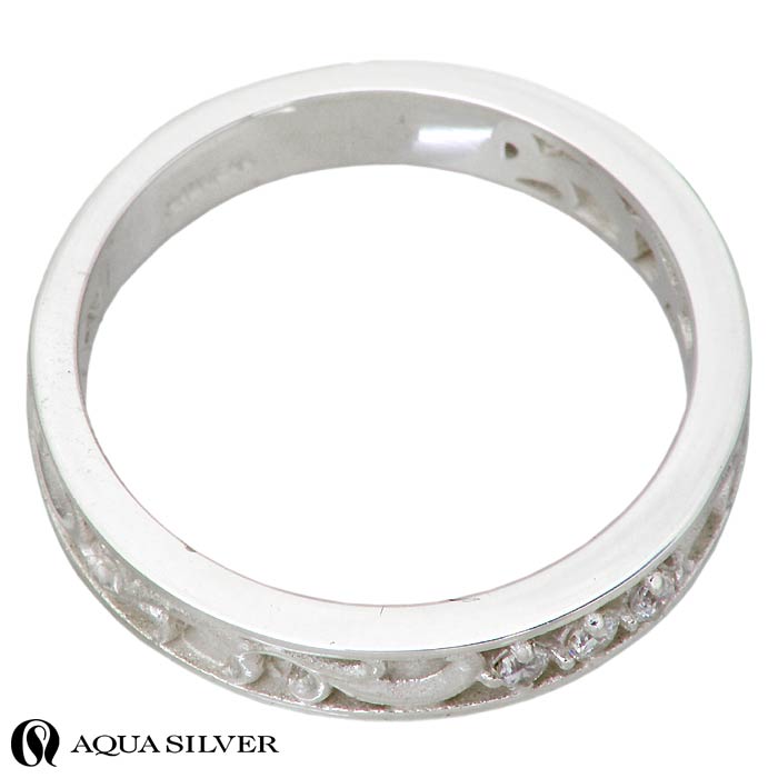 アクアシルバー AQUA SILVER シルバー リング 指輪 アラベスク キュービック レディース 5～13号