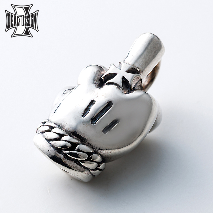 ディールデザイン ファック ユー ハンド シルバー ネックレス ペンダント メンズ レディース シルバー925 アクセサリー 396120 DEAL DESIGN