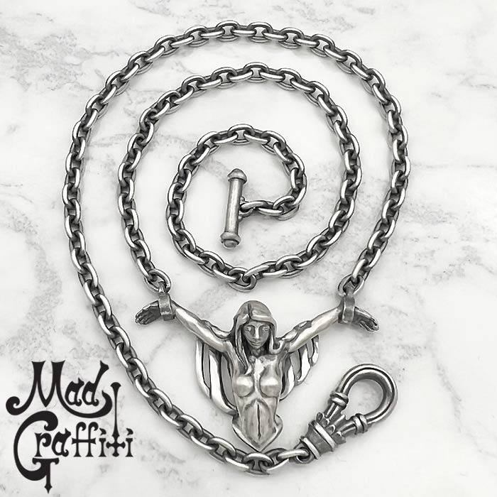 マッドグラフィティ Mad Graffiti クルシフィクシャン 2rd S ハーフ ネックレス シルバーネックレス メンズ シルバー925  アクセサリー ブランド ギフト 誕生日 クリスマス 記念日を販売。商品点数3万点以上。シルバーアクセサリー - シーズ / 通販