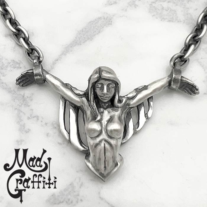 マッドグラフィティ Mad Graffiti クルシフィクシャン 2rd S ハーフ ネックレス シルバーネックレス メンズ シルバー925  アクセサリー ブランド ギフト 誕生日 クリスマス 記念日を販売。商品点数3万点以上。シルバーアクセサリー - シーズ / 通販