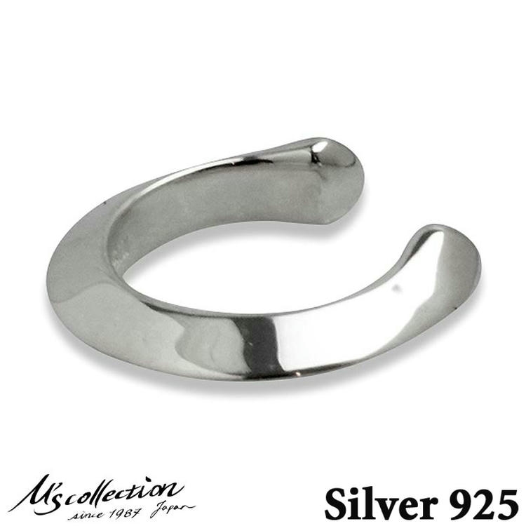 エムズコレクション M's collection シルバー イヤー カフ メンズ 片耳用 FINE TRIANGLE WIRE EAR CUFF S FE-008