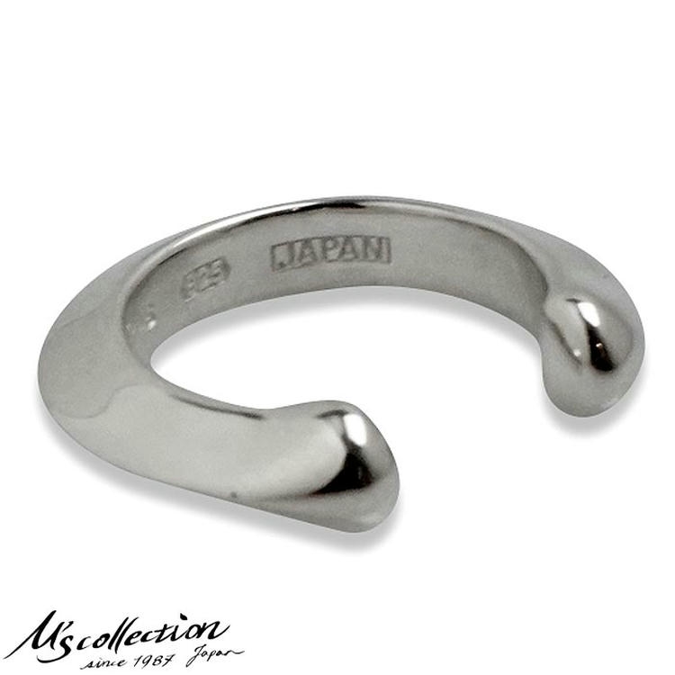 エムズコレクション M's collection シルバー イヤー カフ メンズ 片耳用 FINE TRIANGLE WIRE EAR CUFF S FE-008