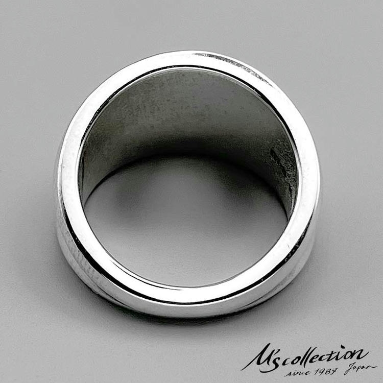 エムズコレクション M's collection シルバー リング 指輪 14号~30号 TRIPLE X STUDS V BAND RING XR-052