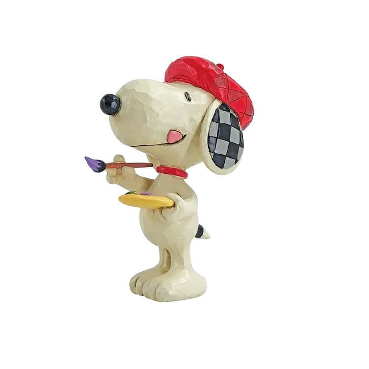 enesco(エネスコ)【JIM SHORE】スヌーピー アーティスト ミニ SNOOPY