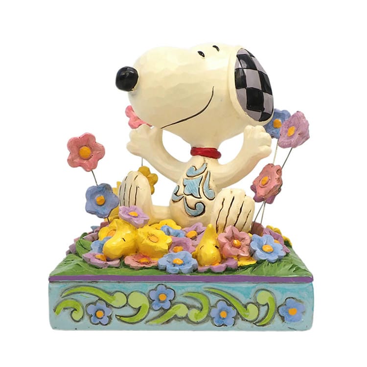 enesco エネスコ JIM SHORE スヌーピー＆ウッドストック イン フラワーズ フィギュア ピーナッツ Peanuts 人気 キャラクター  グッズ 大人向け 置物 インテリア オブジェ 6007965を販売。商品点数3万点以上。シルバーアクセサリー - シーズ / 通販