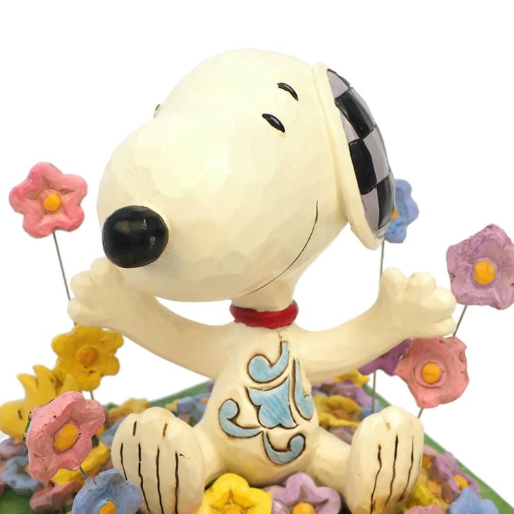 enesco エネスコ JIM SHORE スヌーピー＆ウッドストック イン フラワーズ フィギュア ピーナッツ Peanuts 人気 キャラクター  グッズ 大人向け 置物 インテリア オブジェ 6007965を販売。商品点数3万点以上。シルバーアクセサリー - シーズ / 通販