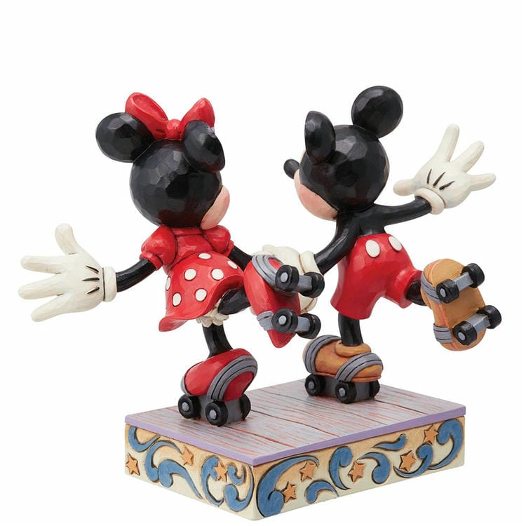 enesco エネスコ Disney Traditions ミッキー＆ミニー ローラースケート フィギュア ディズニー ミッキーマウス ミニーマウス  人気 キャラクター グッズ 大人向け 置物 インテリア オブジェを販売。商品点数3万点以上。シルバーアクセサリー - シーズ / 通販